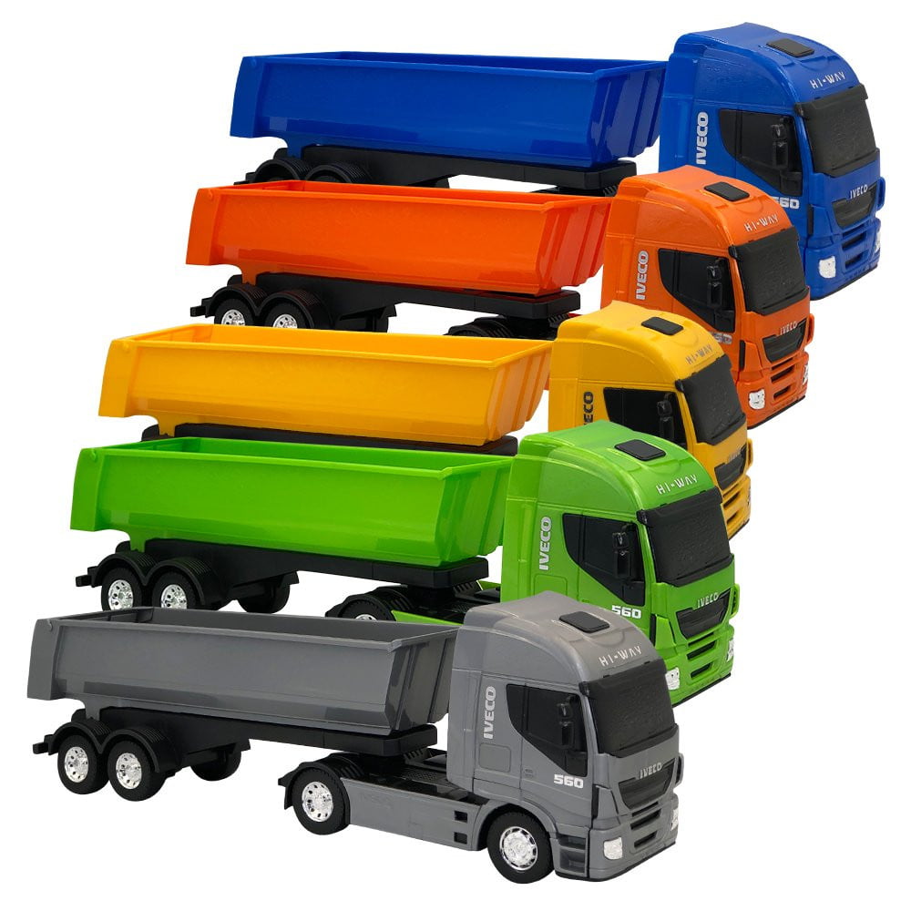 Caminhão De Brinquedo Iveco Hiway Baú Usual Brinquedos - Bom Preço Magazine